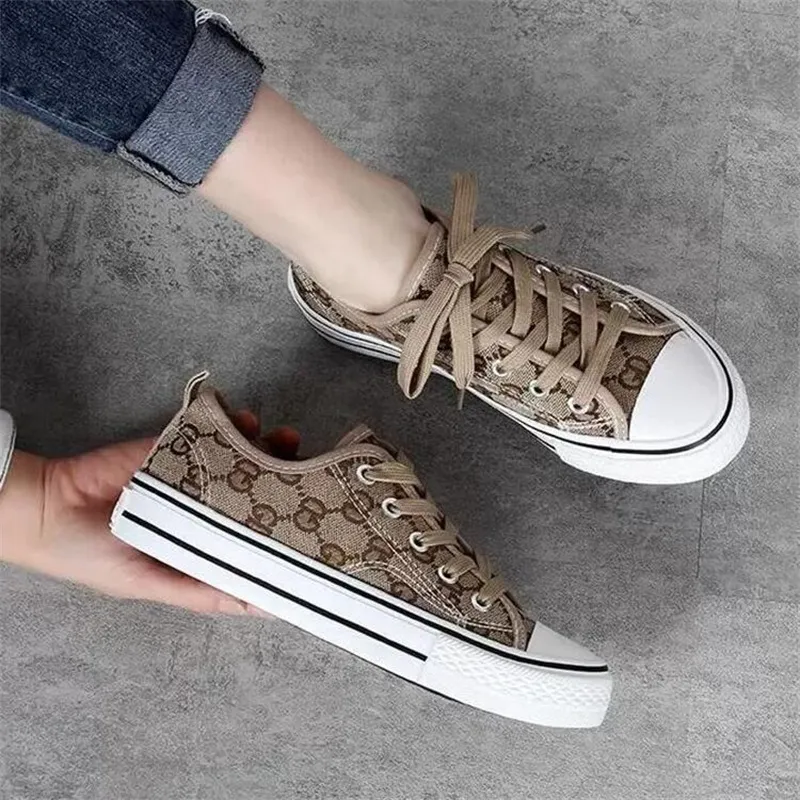 2023 New Brand Spring Fashion Men Women Casual Shoes Suede Leather Platform Sneakers Ladies White Trainers Chaussure Femme Zapatos