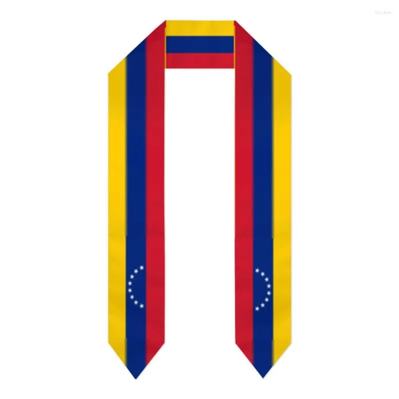 Halsdukar venezuela flagga halsduk topptryck gradering sash stal internationell studie utomlands vuxen unisex party tillbehör