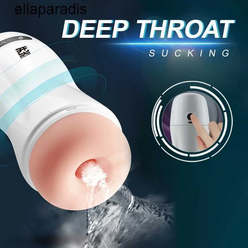 Sex Toys massager 7 Modes Sucking for Men Blowjob Machine Automatic Male Mastubator Suction Deep Throat Oral Masturbations Cup