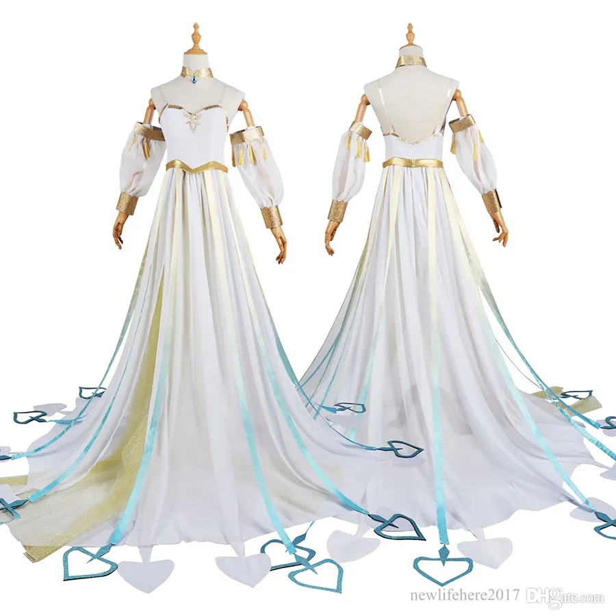 Anime -kostuums Genshin Impact De grotere Lord Rukhadevata Cosplay Outfits Halloween Carnival Uniforms Pruik