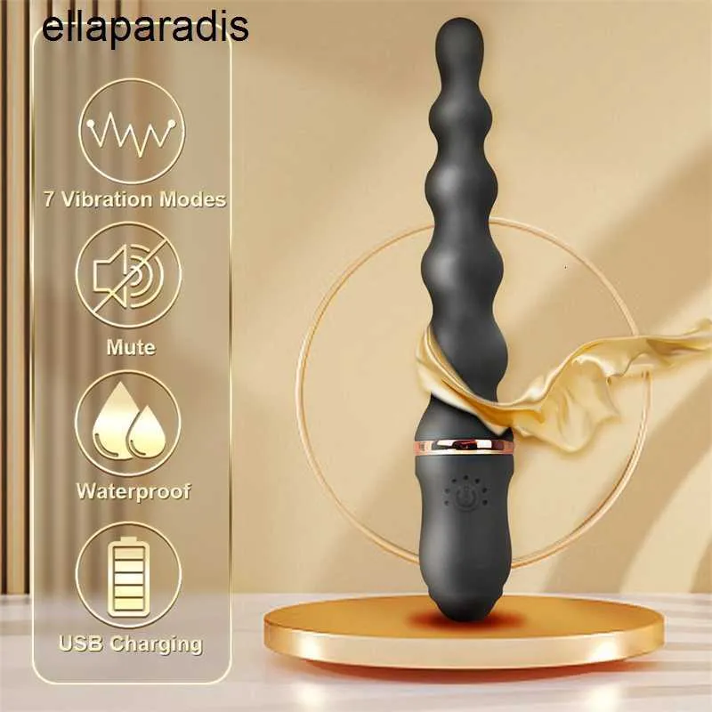 Sex Toys massager 25cm Magic Wand Vibrators For Women Clit Vaginal Stimulator Anal Beads Plug Men Butt Dilator Dildos Female Masturbator