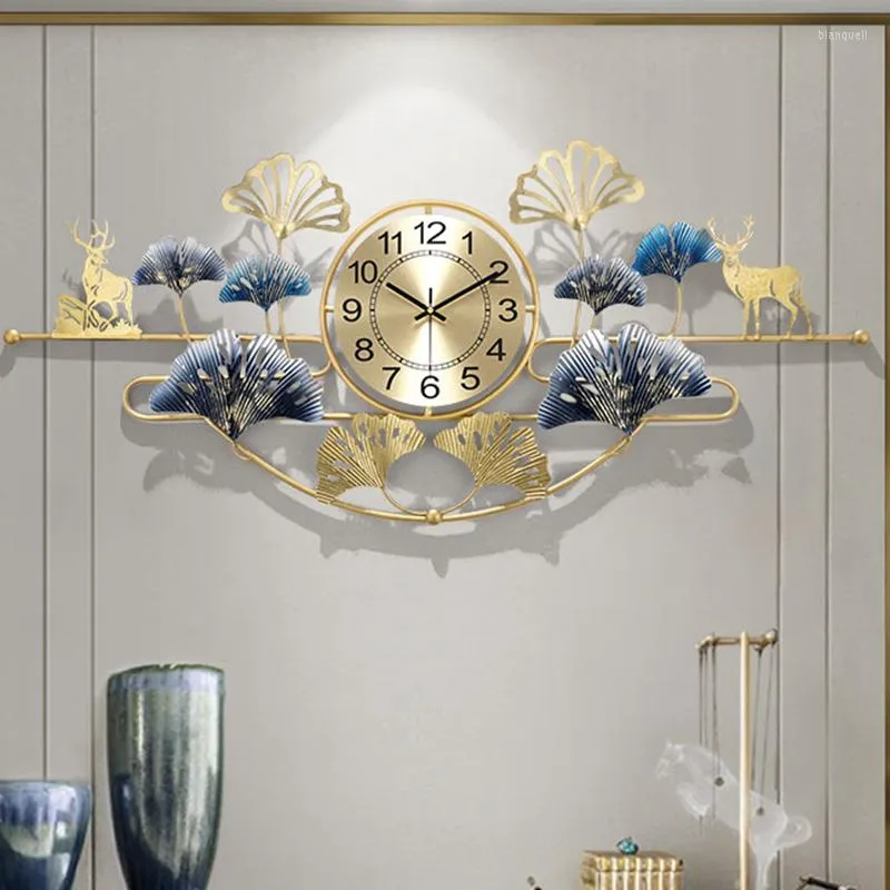 Настенные часы металлические гигантские часы современный механик дизайн железо безмолв роскошные цифровые домашние искусство Horloge Murale Decor