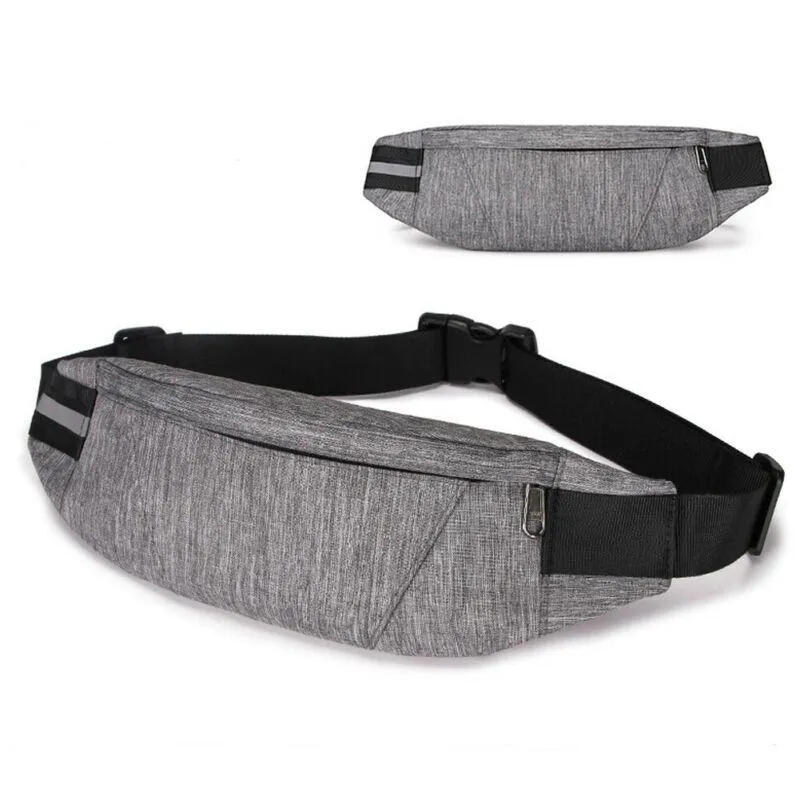 Sacs de taille Mode Hommes Sac étanche en plein air Sports Fanny Pack Pochette Voyage Randonnée Camping