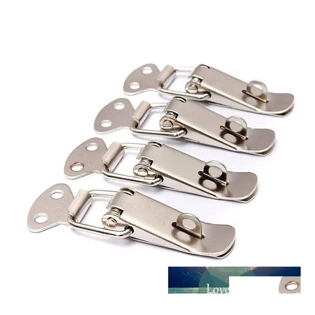 Other Door Hardware 4Pcs Stainless Steel Spring Loaded Toggle Box Trunk Catches Hasps Clamps Drop Delivery Home Garden Building Suppl Otw24