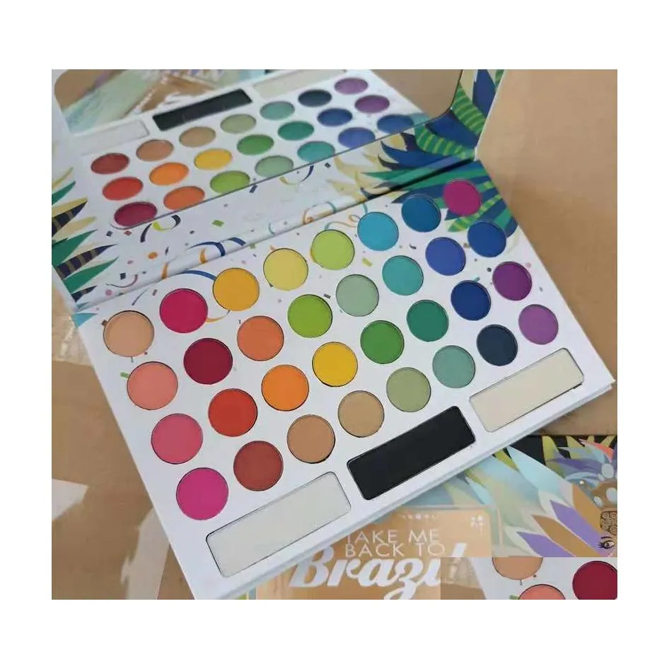 Eye Shadow Drop Arrival 35 Color Take Me Back To Brazil Eyeshadow Palette Delivery Health Beauty Makeup Eyes Dhspc