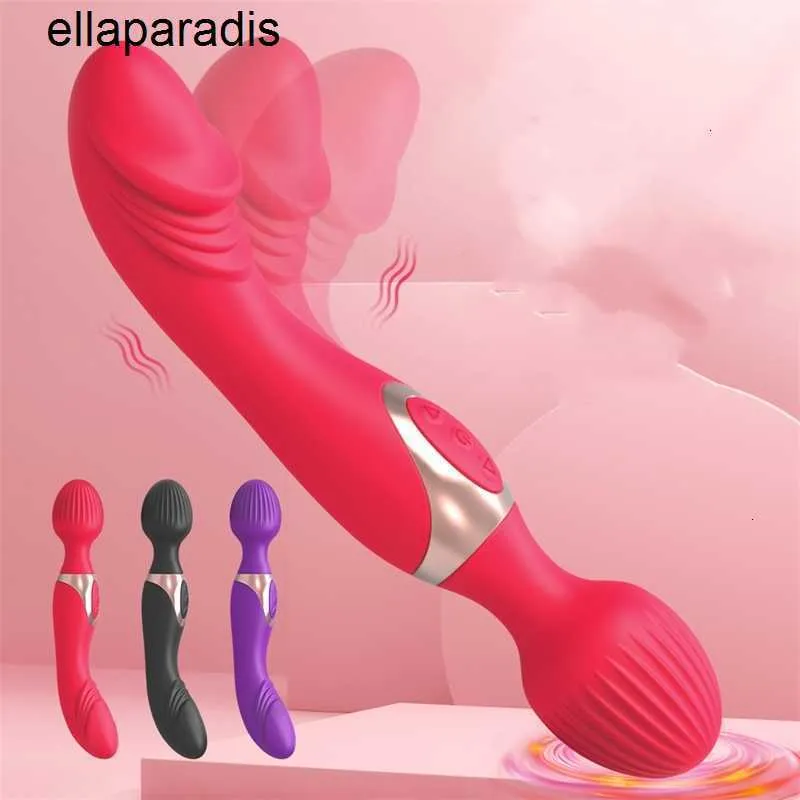 Juguetes sexuales masajeador potente AV vibrador consoladores varita mágica para mujeres 10 modos estimulador de clítoris punto G Vagina
