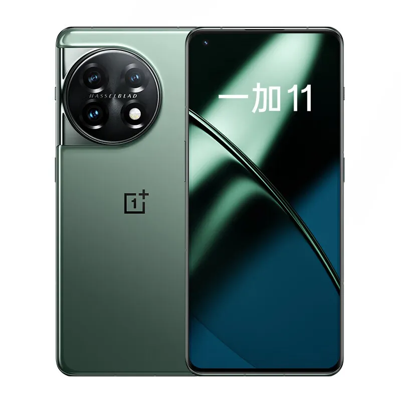 オリジナルの1つプラス11 OnePlus 5G携帯電話スマート12GB RAM 256GB ROM Snapdragon 8 Gen2 50.0MP NFC 5000MAH Android 6.7 "120Hz AMOLEDスクリーン指紋IDフェイス携帯電話