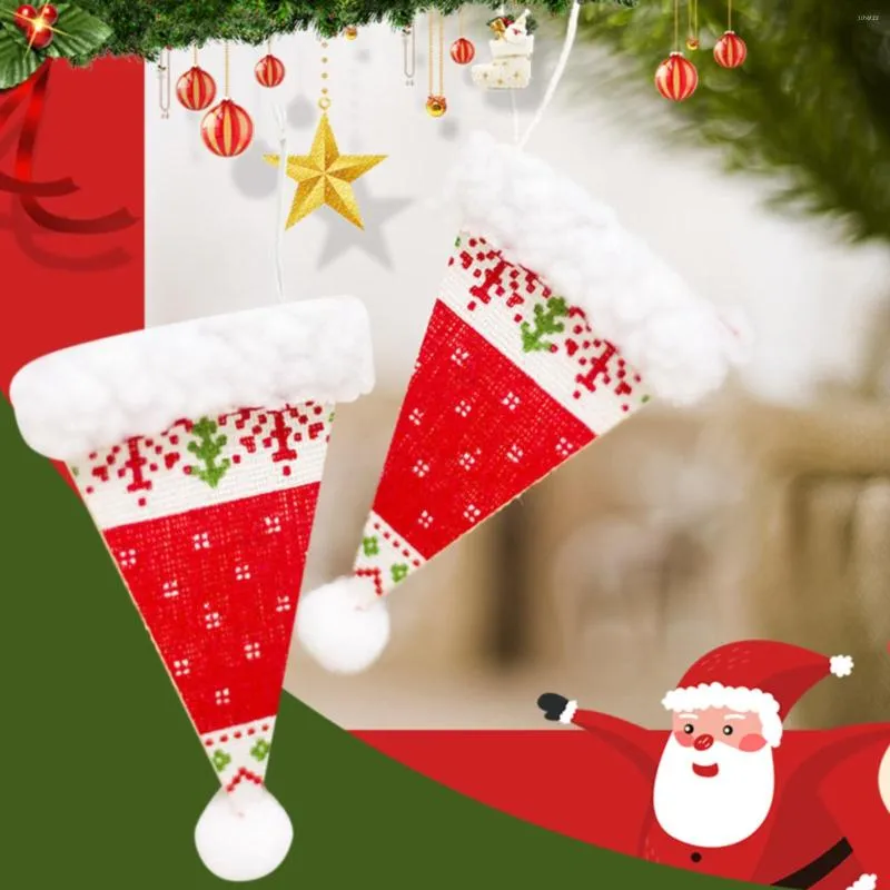 Decorative Figurines Christmas Decoration Supplies Tree Fabric Pendant Fireplace Garland For Living Room