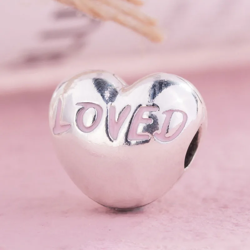 925 sterling Silver Valentine's Way Woved Heart Clip Charm Bead تناسب أوروبا باندورا للمجوهرات سحر الأساور