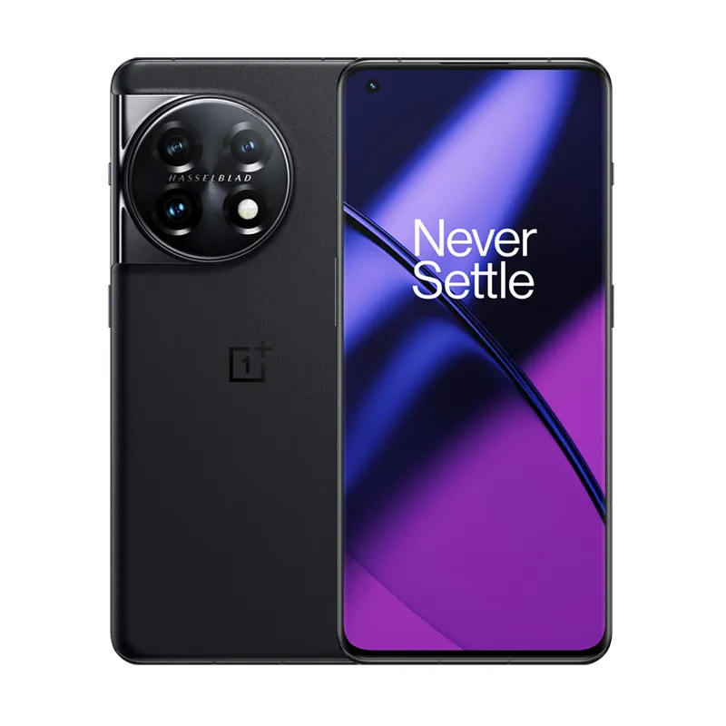 Téléphone portable d'origine One Plus 11 Oneplus 5G intelligent 12 Go de RAM 256 Go de ROM Snapdragon 8 Gen2 50.0MP NFC 5000mAh Android 6.7" 120 Hz AMOLED écran empreinte digitale ID visage téléphone portable