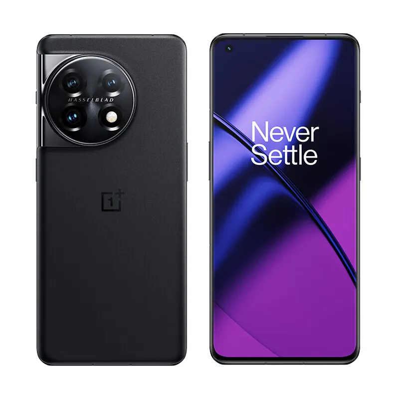 Téléphone portable d'origine One Plus 11 Oneplus 5G Smart 12 Go de RAM 256 Go de ROM Snapdragon 8 Gen2 50MP AI NFC 5000mAh Android 6.7 "120Hz AMOLED Écran d'identification d'empreintes digitales Visage Téléphone portable