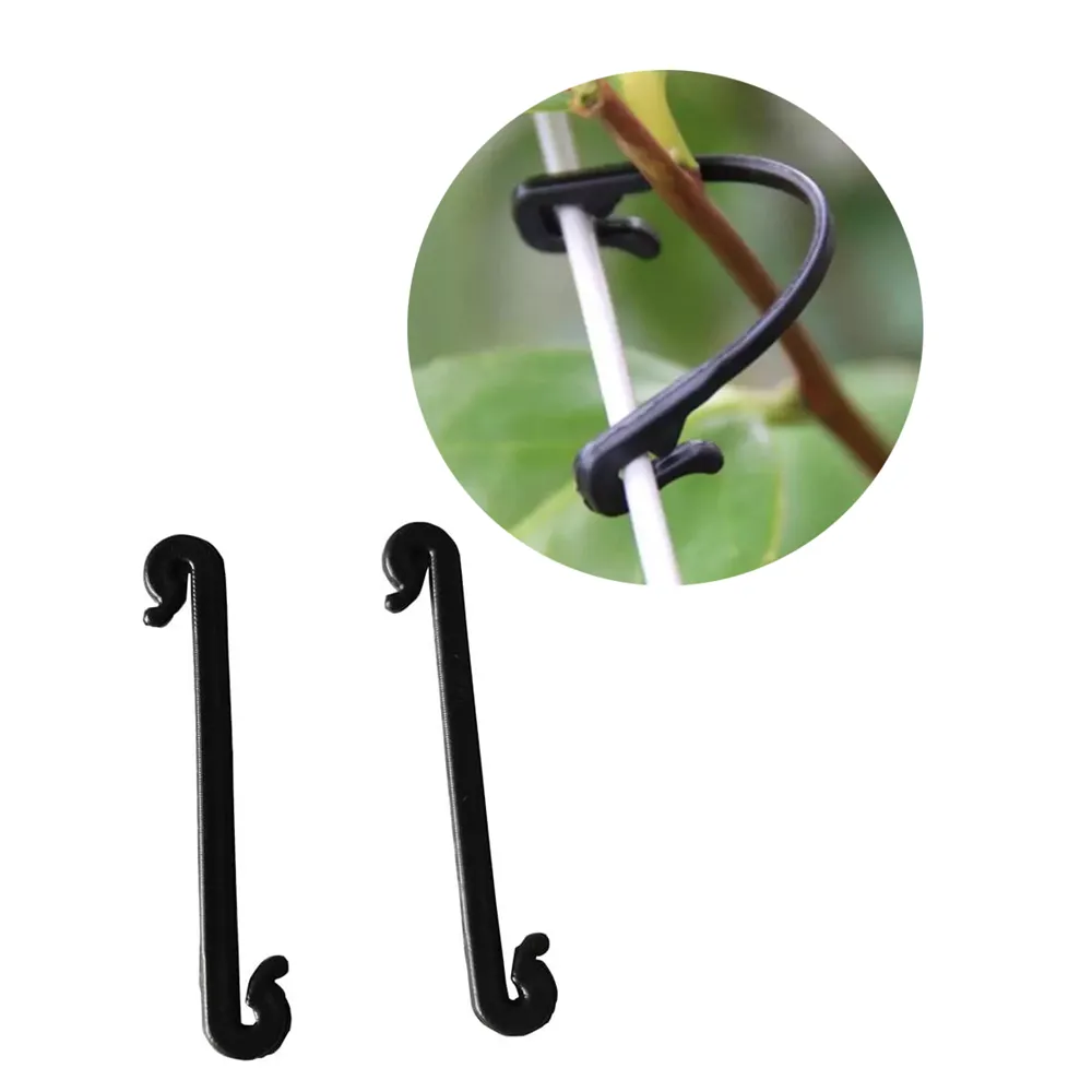 Suministros de jardín Enrejado de uva Kiwi Stem Vine Clips Sujetador de plástico Soporte para plantas de jardín Hebillas de frutas Ganchos XBJK2301