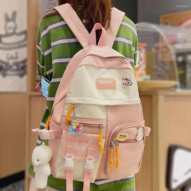 Harajuku Kawaii Waterproof Backpack For Women Cute And Trendy Backpacks