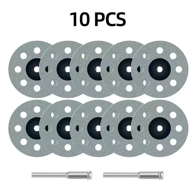 Mini disco de corte de herramienta de Dremel para accesorios rotorios disco  de diamante de molienda rotativa hoja de sierra Circ