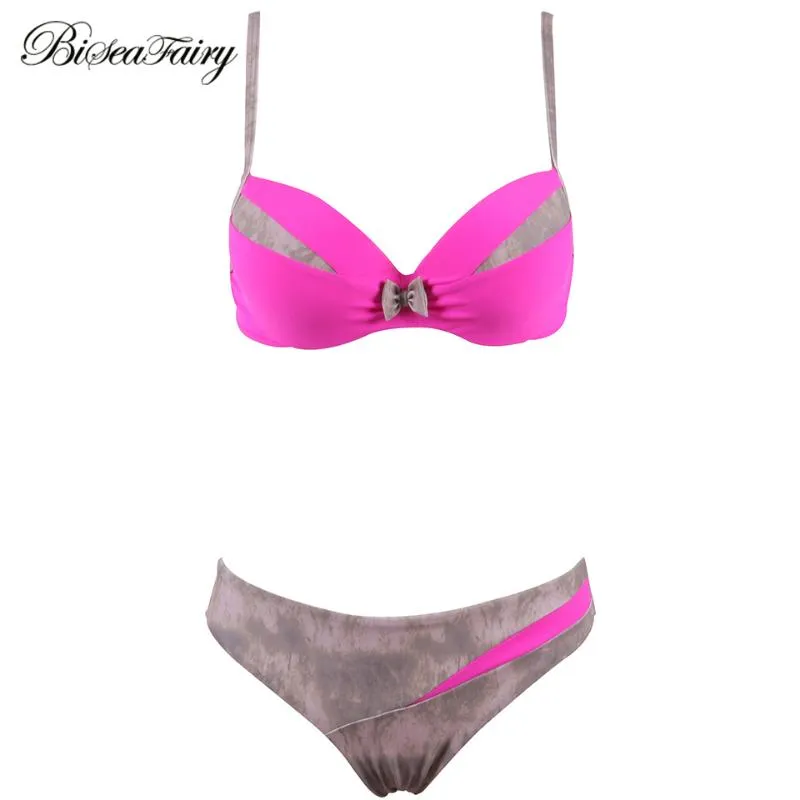 Kvinnors badkläder Biseafairy 2023 Est Sexig bikini Set Handmade virkning Baddräkt Summer Beachwear Brazilian Women Retro Bathing Suit