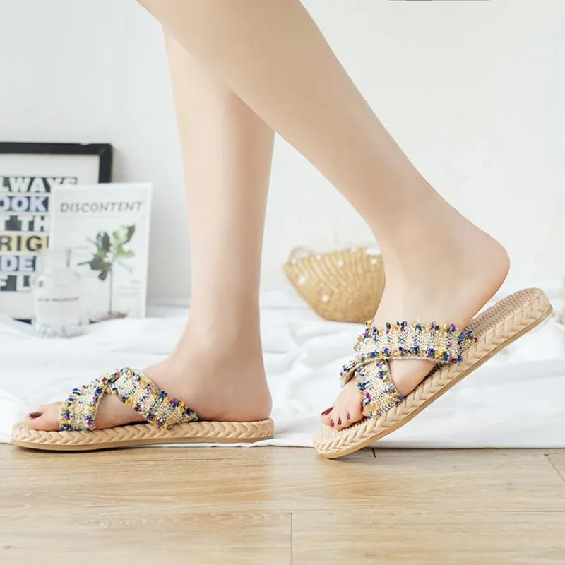 Slippers Women Shoes Fashion Fashion Open Open Open Loafer Flipflop Beach Summer 2023Mar16