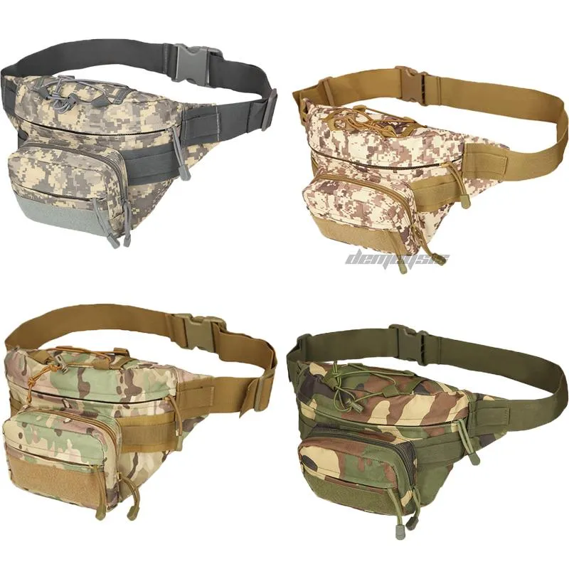 Outdoor Bags Tactical Running Waist Bag Durable Waterproof Hunting Hiking Racing Belt Women Men Shooting