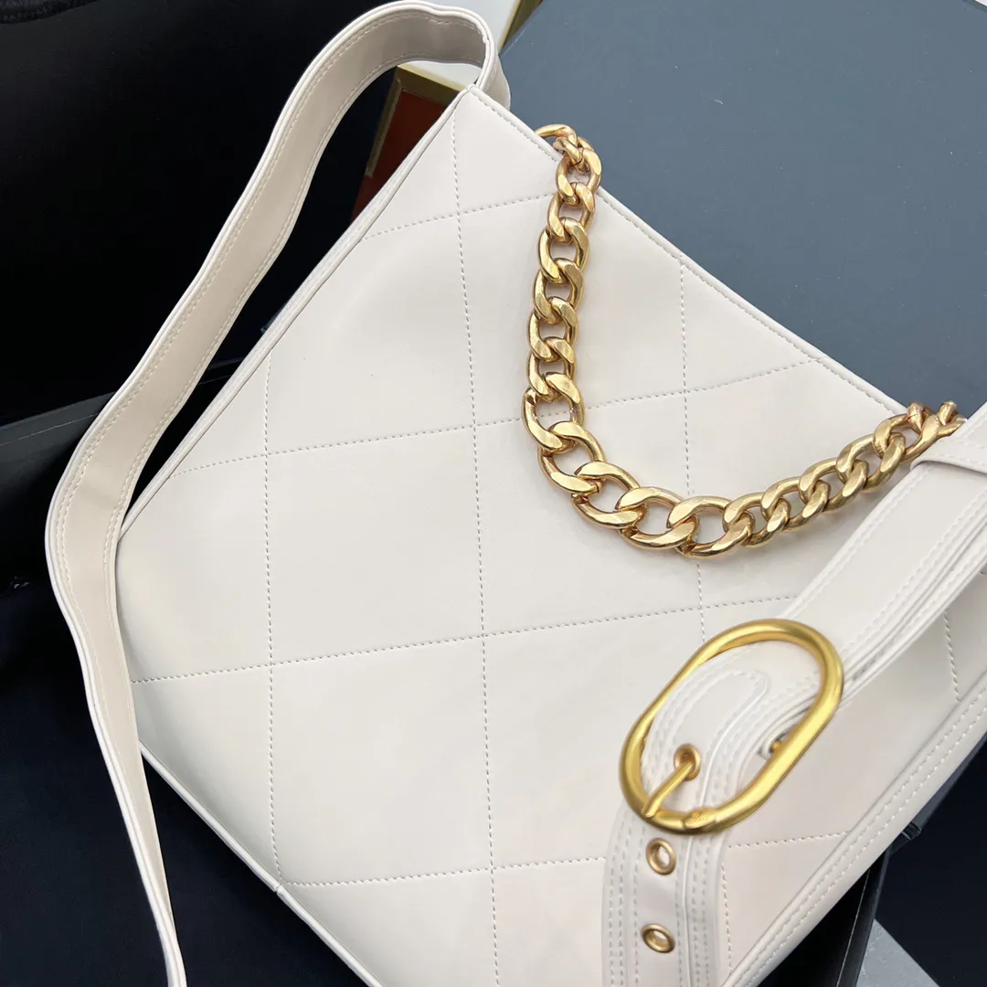 Fashion Women Hobo Bags Women Luxurys Bags classic 19 series Shoulder Bag Lady Designer Totes Bag Real Leather Quilted Crossbody White Purse Vintage Handbags Clutch