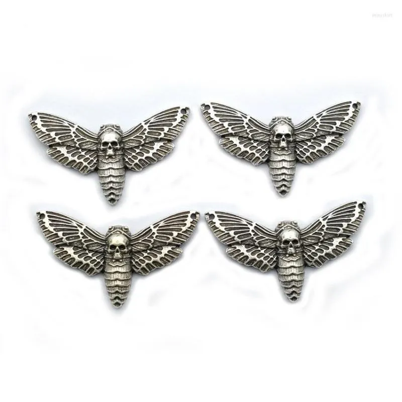 Naszyjniki wiszące 20PCS Animal Moth Wing Charm Witchy Moon for Women Jewelry Akcesoria