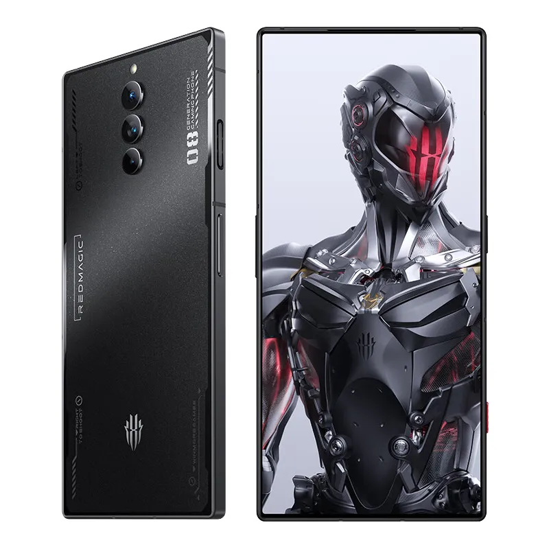 오리지널 Nubia Red Magic 8 Pro Plus 5G 스마트 휴대 전화 게임 12GB RAM 256GB ROM SNAPDRAGON 8 GEN2 50.0MP Android 6.8 "120Hz AMOLED 화면 지문 ID 얼굴 휴대폰