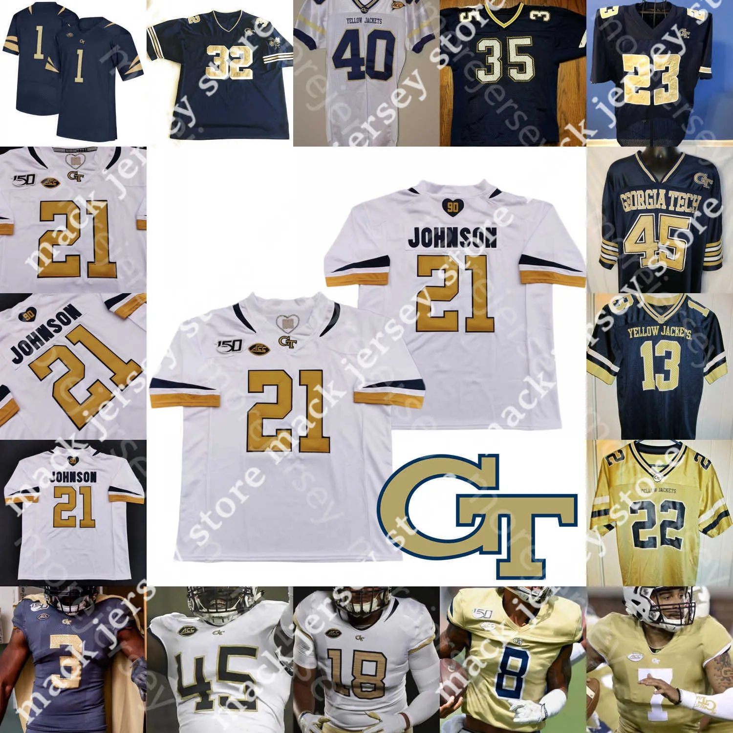 Euro Uga Custom Jersey Save Big On Bulk Georgia Tech Football