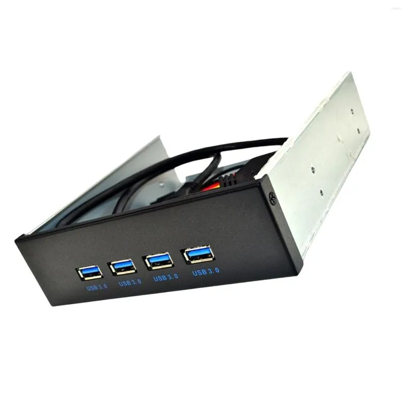 5,25 дюйма на передней панели USB Hub 4XUSB3.0 Подключите и воспроизводите Metal Optical Drive Bay для компьютера