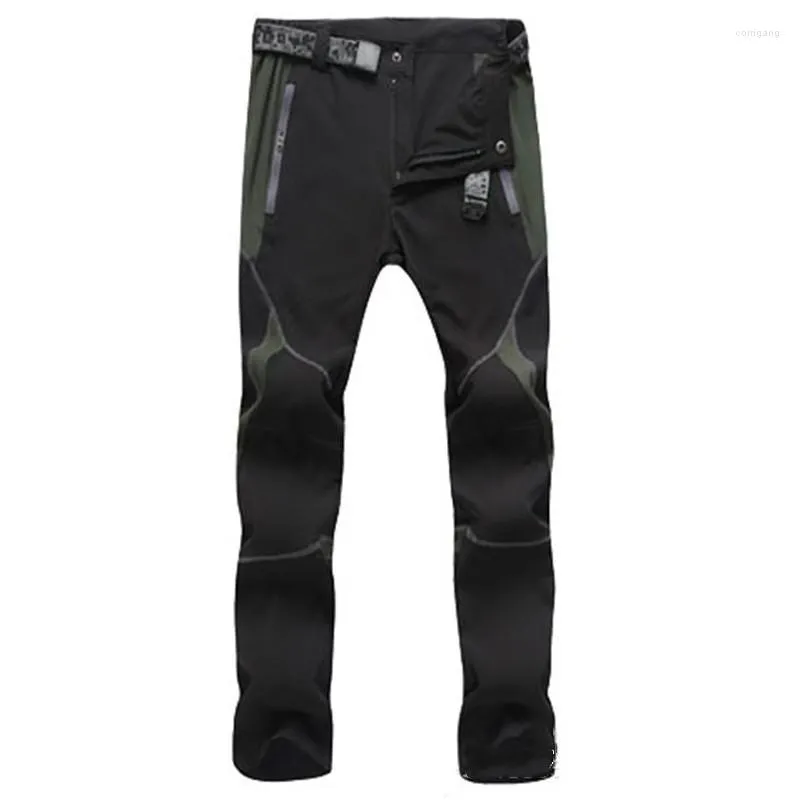 Men's Pants Men And Women Quick Drying Outdoor Color Stitching Mountain Climbing Pantalones Clothing Windproof Trousers