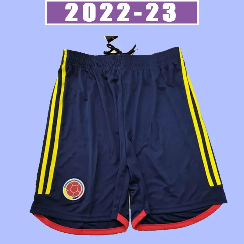 2022 Colombia Borta Fotbollsshorts Fans version FALCAO JAMES hemma fotboll byxor CUADRADO Landslag Camiseta de futbol maillot S-2XL