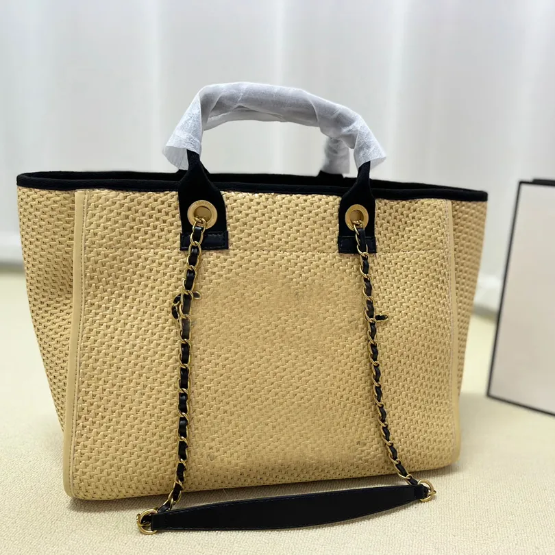 Beach bags Cloth bags 2023 Luxury Designer Brand Fashion Shoulder Handbags Quality Women Thread chains Bag Clutch Purse Cross body totes Artwork wallets