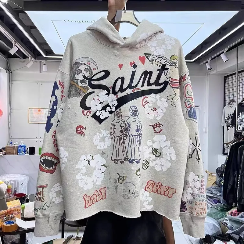 Hoodie with holes hotsell
