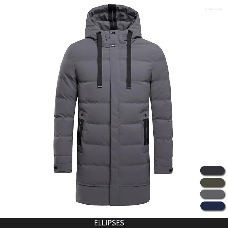 Vestes pour hommes longue doudoune hommes Top qualité épais hiver chaud Parka imperméable canard hommes extérieur manteau