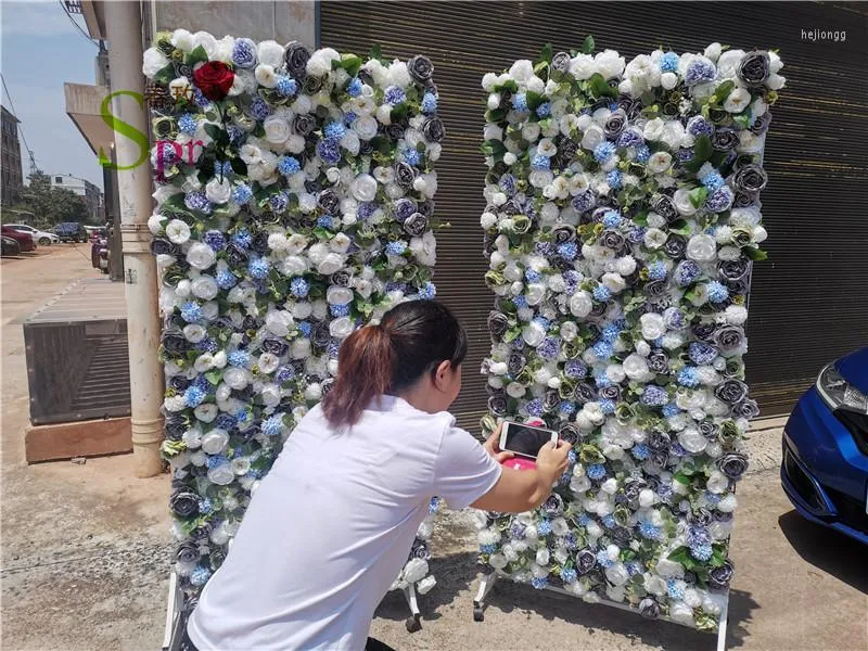 Fiori decorativi SPR Fondali di nozze da parete in seta artificiale per la decorazione