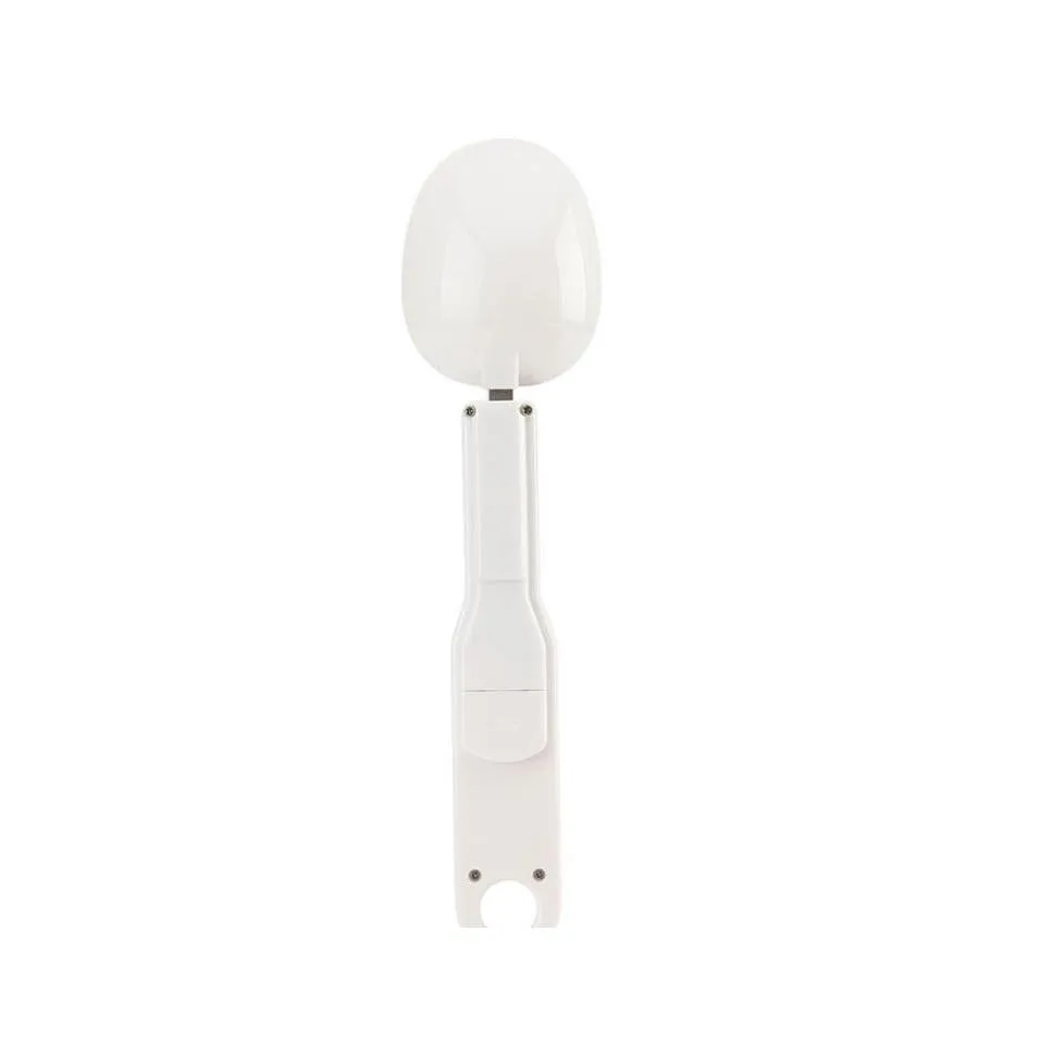 Cucchiai Dispositivo di misurazione del cucchiaio elettronico di piccole dimensioni Accessori da cucina portatili in plastica di colore solido Arrivo 16 5Dh L2 Drop Consegna Dh8Ch