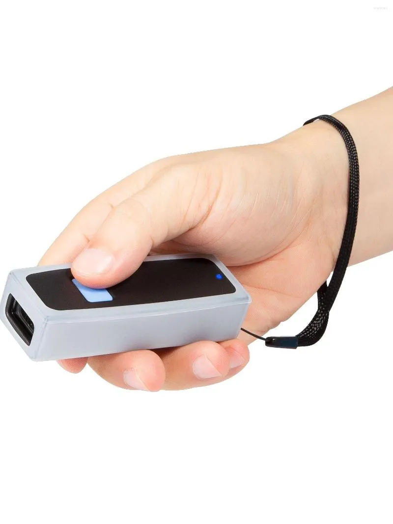 Bärbar Bluetooth handhållen trådlös streckkodsläsare 1D 2D QR -kodskanner