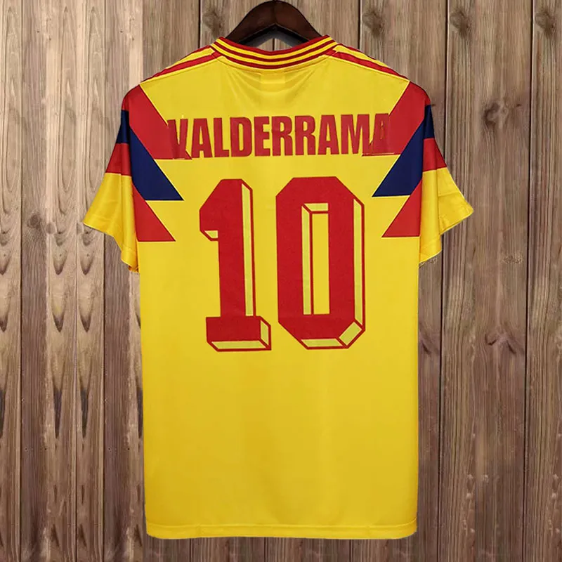 camiseta retro colombia 1990 valderrama ant