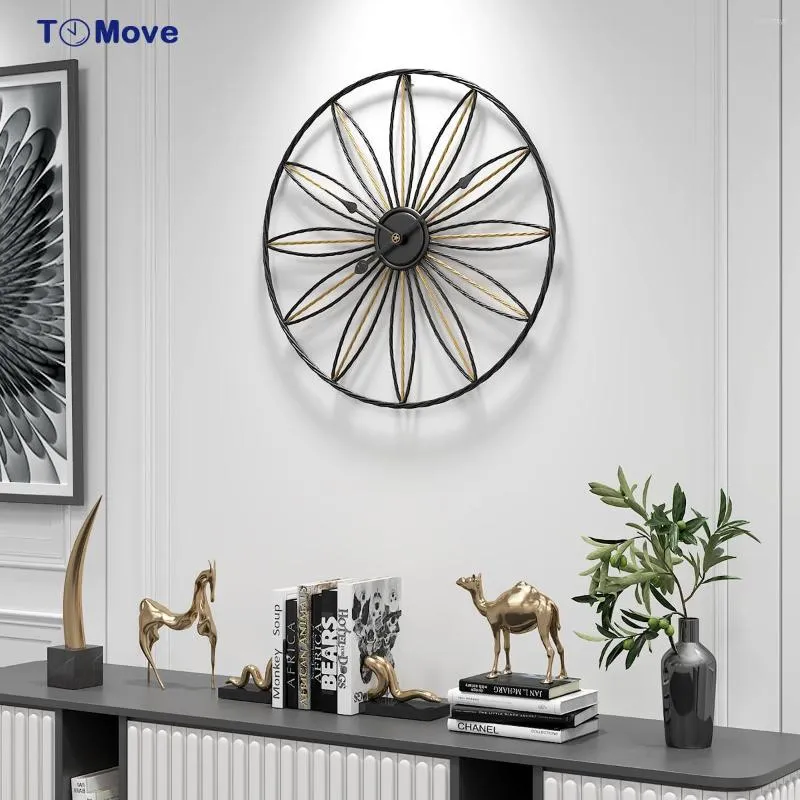 Large Iron Wall Clocks Homesense With Moern Design Quartz Movement