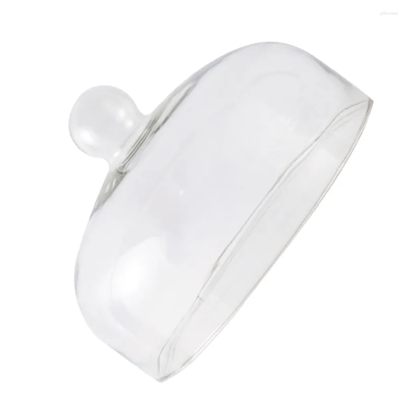 Outils de cuisson Couverture Domeglass Cake Display Cloche Dessert Bell Plaque de service Couvre Clear Stand Jar Couvercle Snack Protector Table Guard