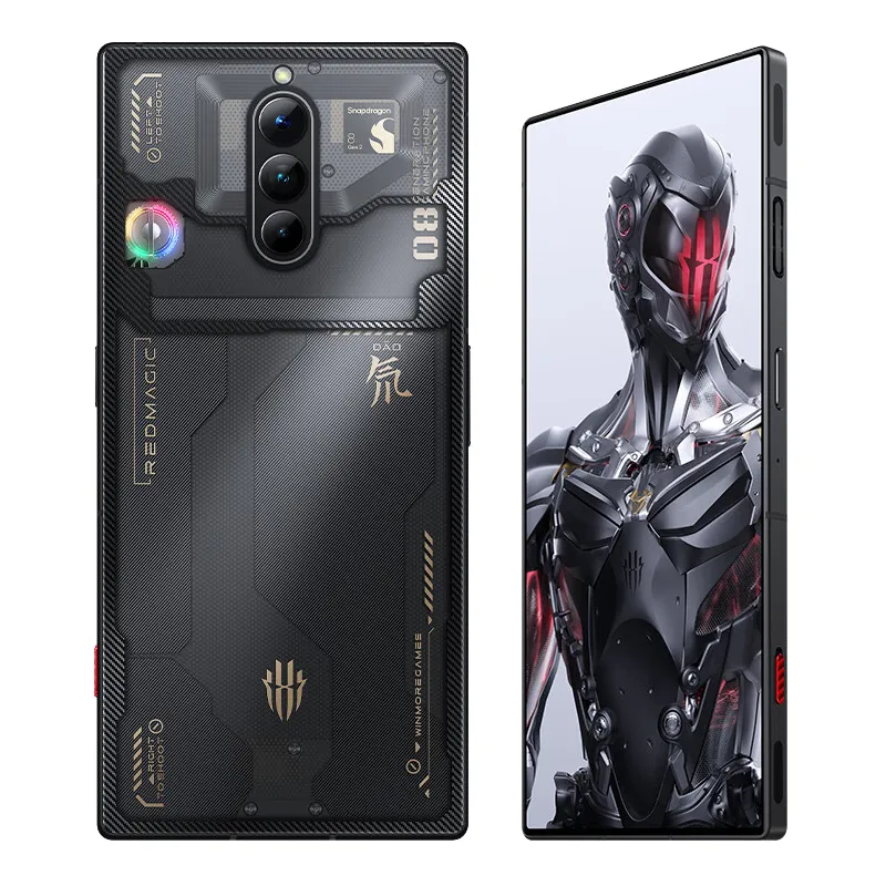 Original Nubia Red Magic 8 Pro 5G Smart Mobile Telefon Game 8GB RAM 256 GB ROM Snapdragon 8 Gen2 50MP 6000mAh Android 6.8 "120Hz AMOLED Display Fingeravtryck ID FACE -mobiltelefon