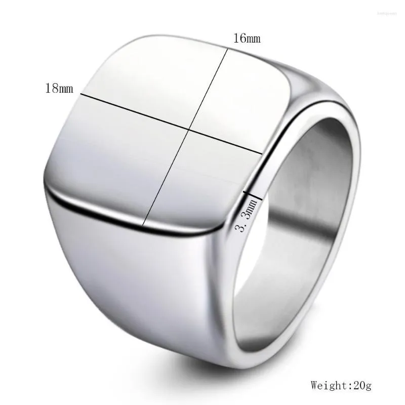 T GG Rings Wedding Rings Free Engrave Fashion Custom Name Width Signet Ring Stainless Steel Finger Special Gifts For Women Men Jewel