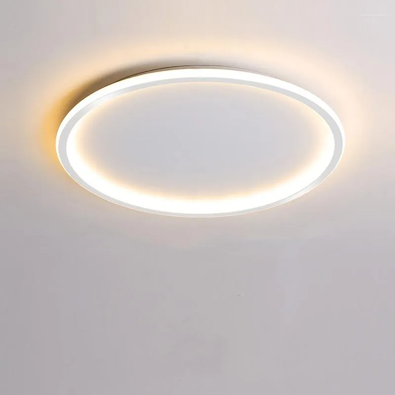 Plafoniere Modern Round Led Celing Lamp 220V 110V Panel Light 58W 48W 36W 24W Apparecchio di illuminazione nordico