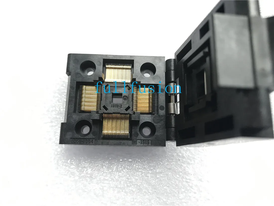 IC51-1004-1919-2ヤマイチICテストとソケットでの燃焼QFP100 0.4mmピッチICボディサイズ12x12mm