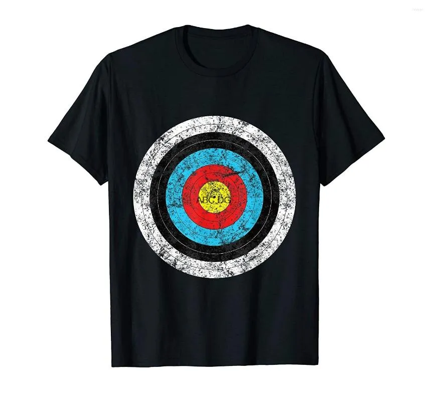 Men's T Shirts Vintage Archery Target Prank Bulls Eye Funny Gift T-Shirt