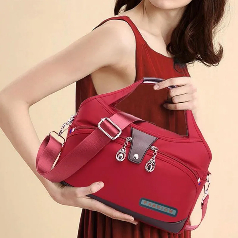 Umhängetaschen Mode Tasche Oxford Tuch Frauen Messenger Große Kapazität Umhängetasche Handtaschen Multi-Tasche Wasserdicht Für Damen Mädchen