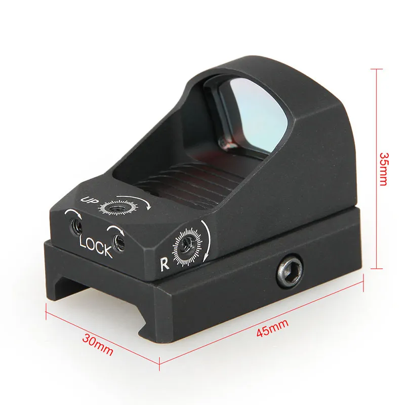 PPT Tactical Airsoft Optical Red Dot Scope 3MOA Sight For Rifle