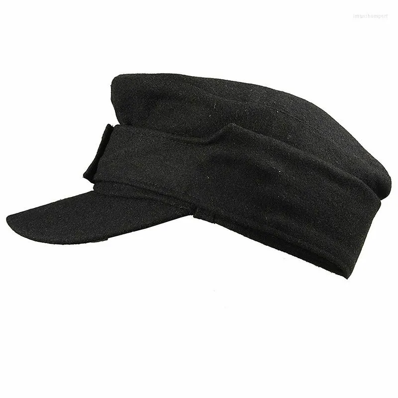 Berets allemand Em Elite Soldier Hat Hat Panzer M43 Field Wool Cap Military