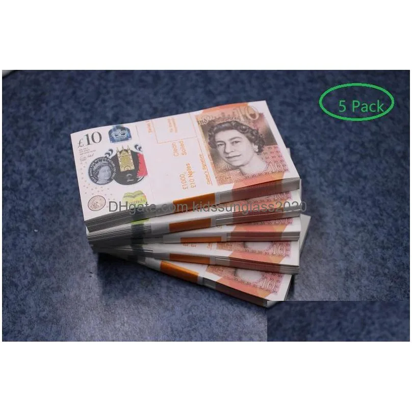 Novelty Games Play Paper Printed Money Toys Uk Pounds Gbp British 50 Commemorative Prop Toy For Kids Christmas Gifts Or Video Film D Dhxu0XZIU