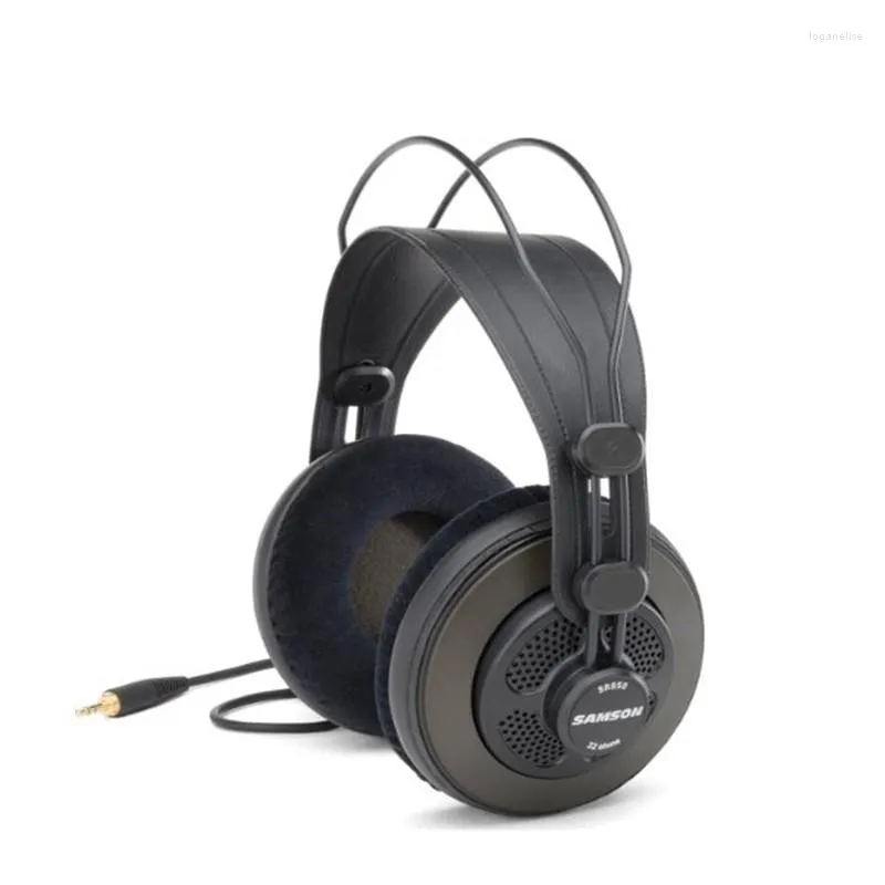 Original Samson SR850 Professional Monitor Headset Dynamic Semi-Open-back Studio Reference hörlurar för musiker/DJ