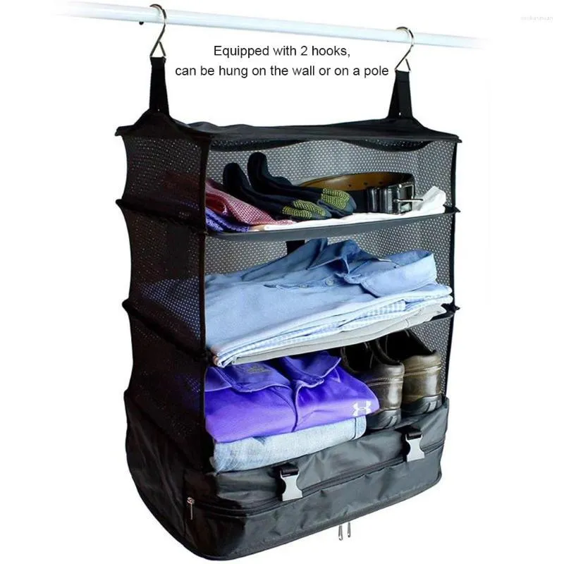 Mesh Storage Bag 4 Layer Hanging Clothes Organizer For Travel Camping And Outdoor From Toubanmian 29.84 DHgate.Com