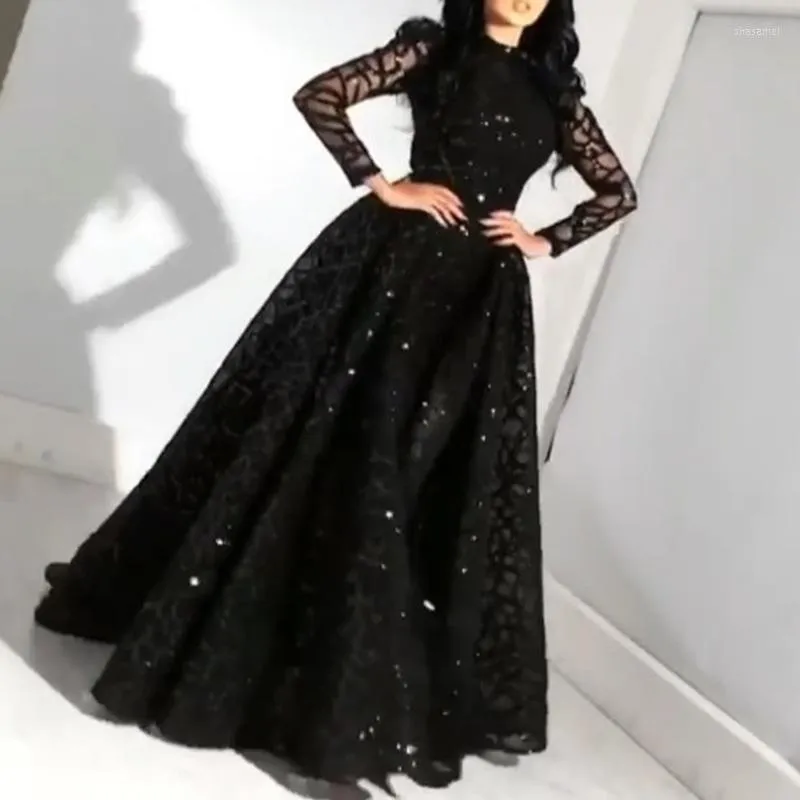 long black strapless formal dress Black Strapless Maxi Dress With Slit And Button main image 0