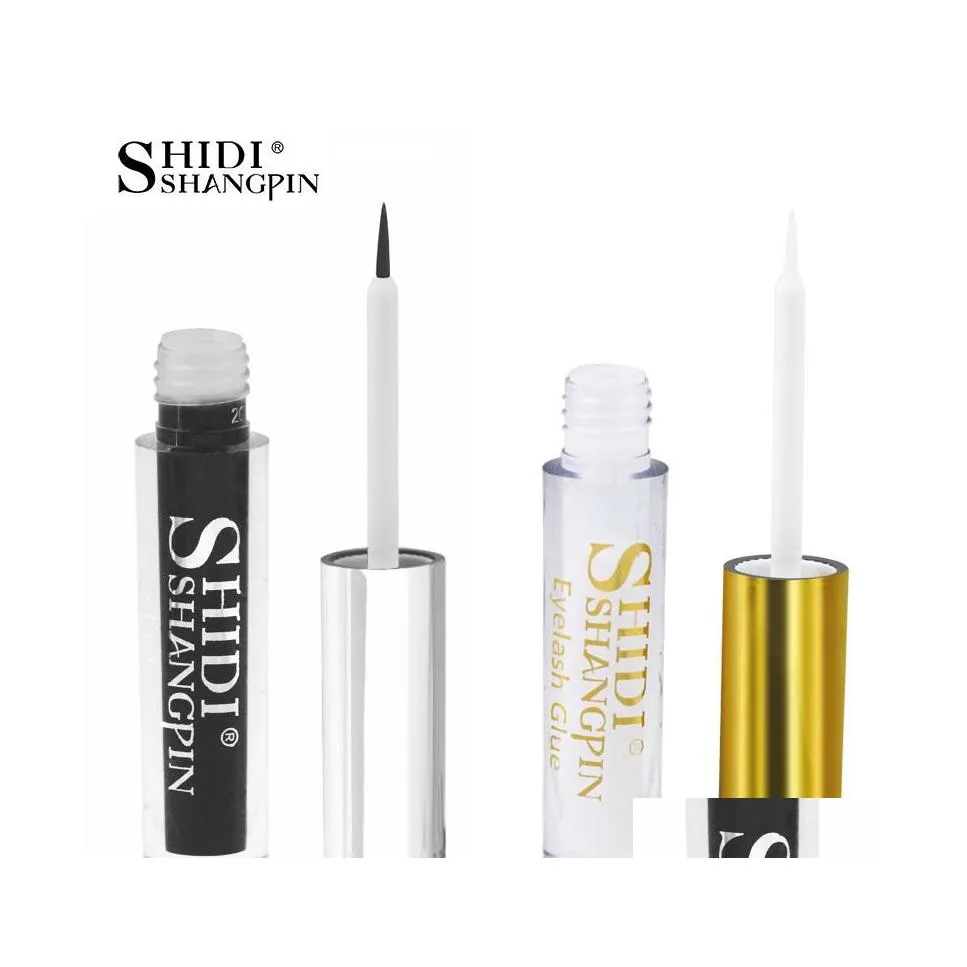 Cils Adhésifs Colle 5Ml Lash Clair Noir Cils Colles Vison Cils Adhésif Cosmétique Outils Amorce Pour Drop Delivery Santé Beau Dhxvs